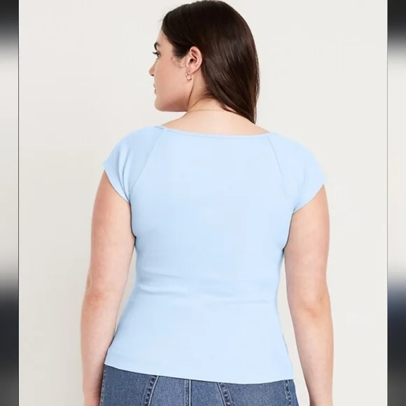 Old Navy Fitted Ribbed Tops ❄Bundle❄ - Picture 2 of 13